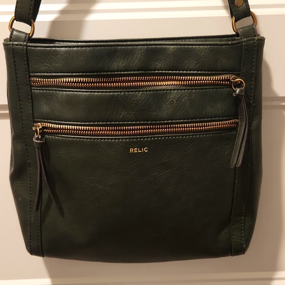 Relic Dark Green Strap Shoulder Crossbody Purse